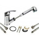 Rubinetto Miscelatore Monocomando Cucina Lavello Lavabo Con Doccetta Estraibile