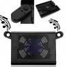 Supporto PC con casse speaker audio base raffreddamento e ventola per notebook