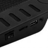 Supporto PC con casse speaker audio base raffreddamento e ventola per notebook