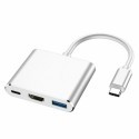 Type C USB 3.1 HDMI HDTV TV 4K Cavo Convertitore Adattatore per iPhone Android