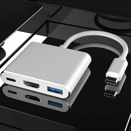 Type C USB 3.1 HDMI HDTV TV 4K Cavo Convertitore Adattatore per iPhone Android