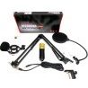 DOBO Kit completo microfono filtro staffe connettori set profession...