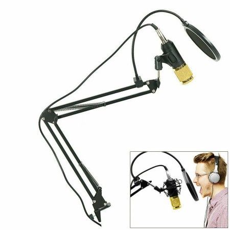 Kit completo microfono filtro staffe connettori set professionale registrazione