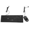 DOBO Kit tastiera e mouse USB con fili PC e MAC OSX USB multimedial...