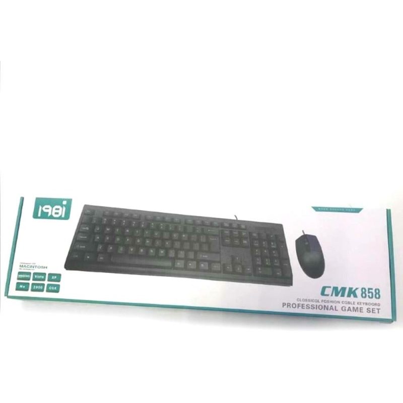 DOBO Kit tastiera e mouse USB con fili PC e MAC OSX USB multimedial...