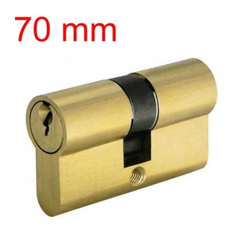 DOBO Serratura a cilindro 70 mm per porta con 2 chiavi senza pomell...