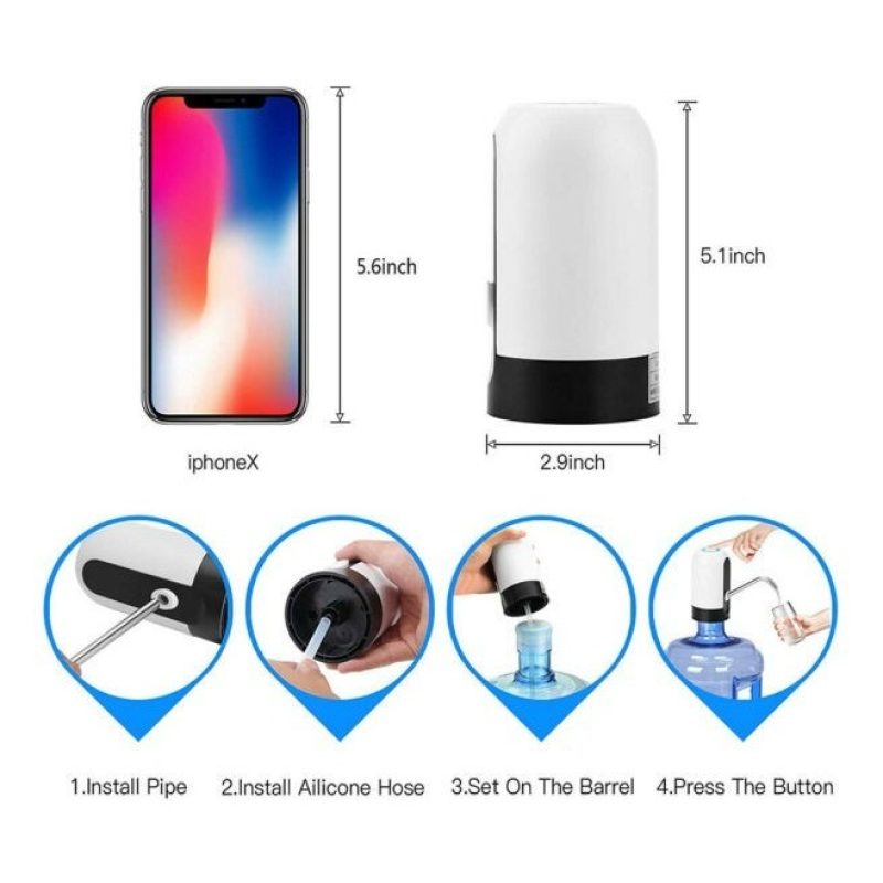 DOBO Dispenser erogatore acqua rubinetto automatico elettrico bocci...