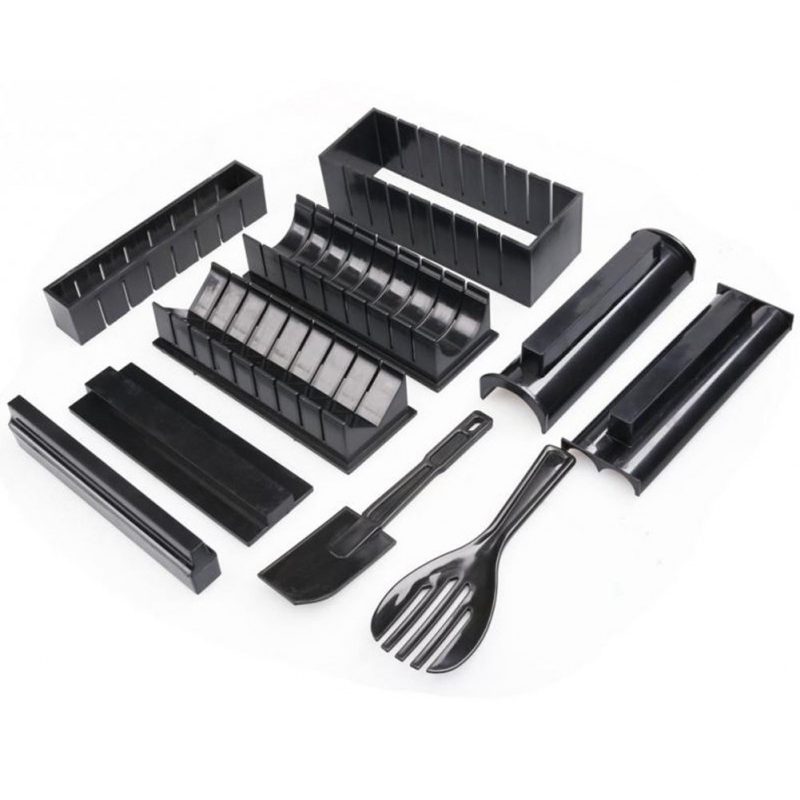 Kit sushi 11 pz onigiri riso pesce forma giappone coltello stampo giapponese