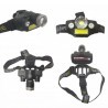 Tagoow Torcia frontale da testa LED ricaricabile pesca caccia zoom ...