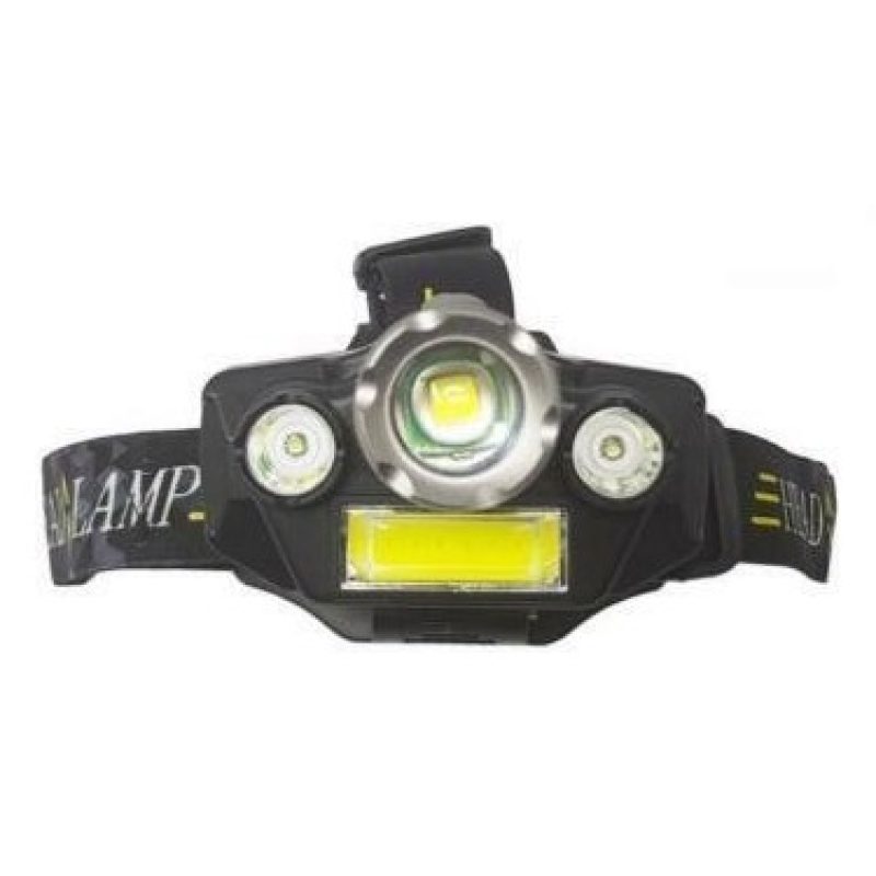 Tagoow Torcia frontale da testa LED ricaricabile pesca caccia zoom ...
