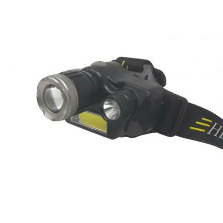 Torcia frontale da testa LED ricaricabile pesca caccia zoom cree t6 batteria