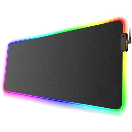 Tappetino mouse tappeto XXL RGB mousepad 800 300 mm led cambio colore gaming