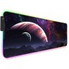 Tagoow Tappetino mouse tappeto XXL RGB mousepad 800 300 mm led tram...