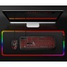 Tagoow Tappetino mouse tappeto XXL RGB mousepad 800 300 mm led tram...