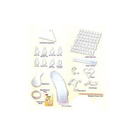 Kit 100Pz decorazione torte dolci pasticceria set decorazioni stampi sac a poche