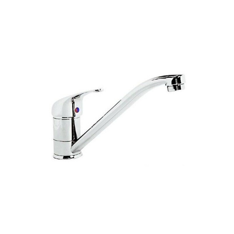 RUBINETTO MISCELATORE MONO COMANDO DA CUCINA CANNA GIREVOLE (Wanda)
