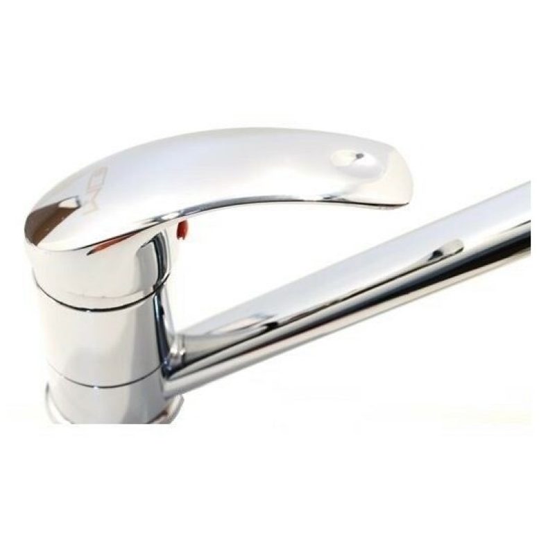 Iron RUBINETTO MISCELATORE MONO COMANDO DA CUCINA CANNA GIREVOLE (W...