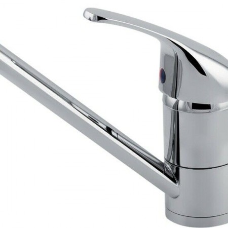 RUBINETTO MISCELATORE MONO COMANDO DA CUCINA CANNA GIREVOLE (Wanda)