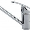 Iron RUBINETTO MISCELATORE MONO COMANDO DA CUCINA CANNA GIREVOLE (W...