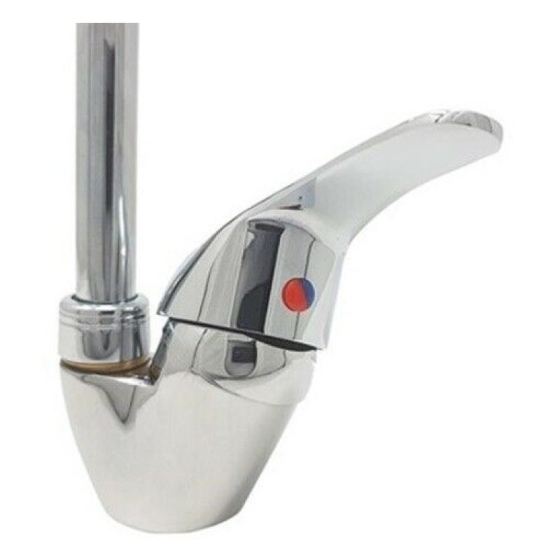 Iron RUBINETTO MISCELATORE DA CUCINA MONO COMANDO A CANNA FLESSIBIL...