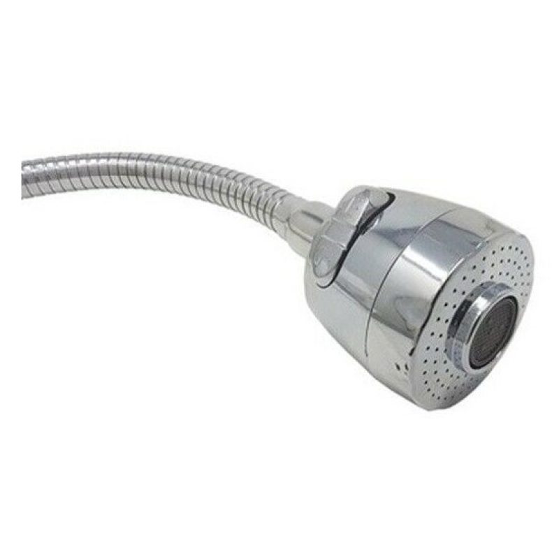Iron RUBINETTO MISCELATORE DA CUCINA MONO COMANDO A CANNA FLESSIBIL...