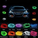 FILO EL LED LUMINOSO STRISCIA AUTO 1 2 3 METRI VARI COLORI 12V TUNING MOTO NEON
