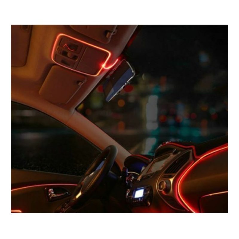- Senza marca/Generico - FILO EL LED LUMINOSO STRISCIA AUTO 1 2 3 M...