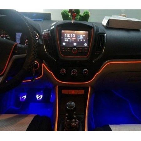 FILO EL LED LUMINOSO STRISCIA AUTO 1 2 3 METRI VARI COLORI 12V TUNING MOTO NEON