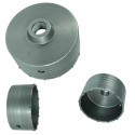 Fresa carotatrice a tazza con inserti per cemento calcestruzzo diametro 80mm 10t