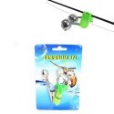 Doppio campanello pesca allarme avvisatore acustico notturna diurna Led rosso