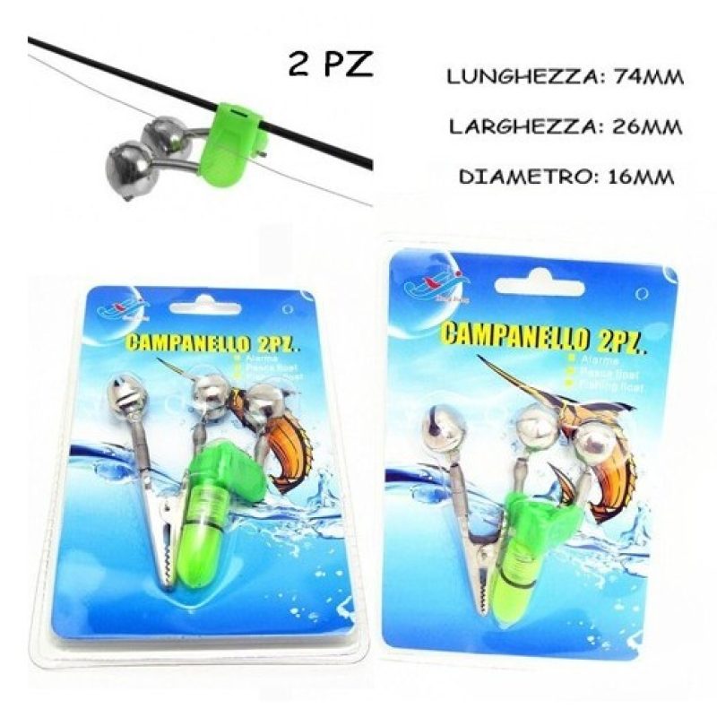- Senza marca/Generico - Doppio campanello pesca allarme avvisatore...