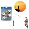 - Senza marca/Generico - 2x Esche artificiali da pesca spinning esc...