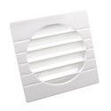 GRIGLIA DI VENTILAZIONE AREAZIONE DA ESTERNO QUADRATA PER TUBI DI DIAMETRO 115mm