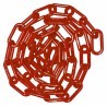 Iron 67pezzi Catena in plastica ROSSA recinzioni segnaletica 6mm 3 ...