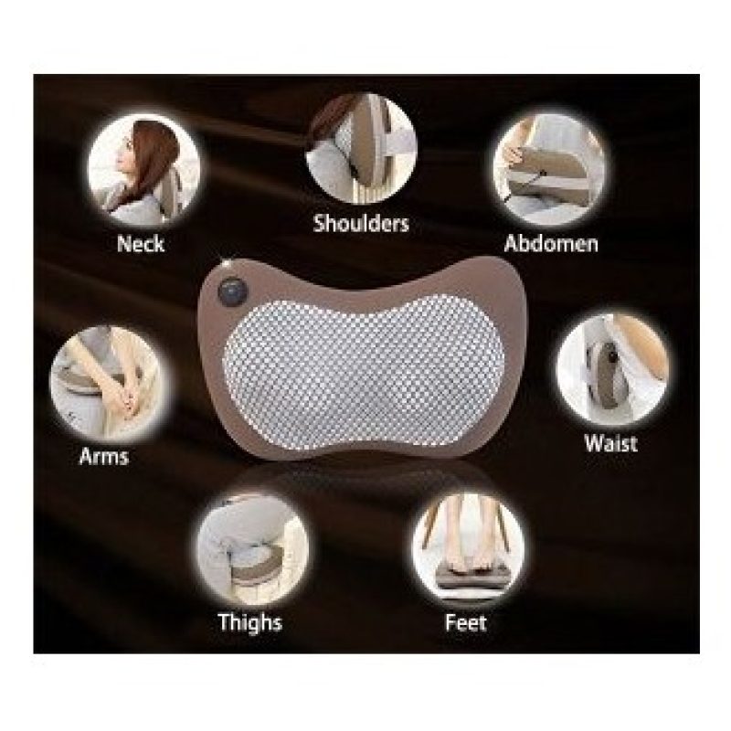 Cuscino massaggiante massaggiatore casa e auto massaggio shiatsu schiena collo