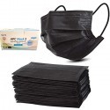 50 pezzi Mascherine chirurgiche monouso 3 veli dispositivo medico protezione tipo II MADE IN ITALY Nero Celeste o Rosa