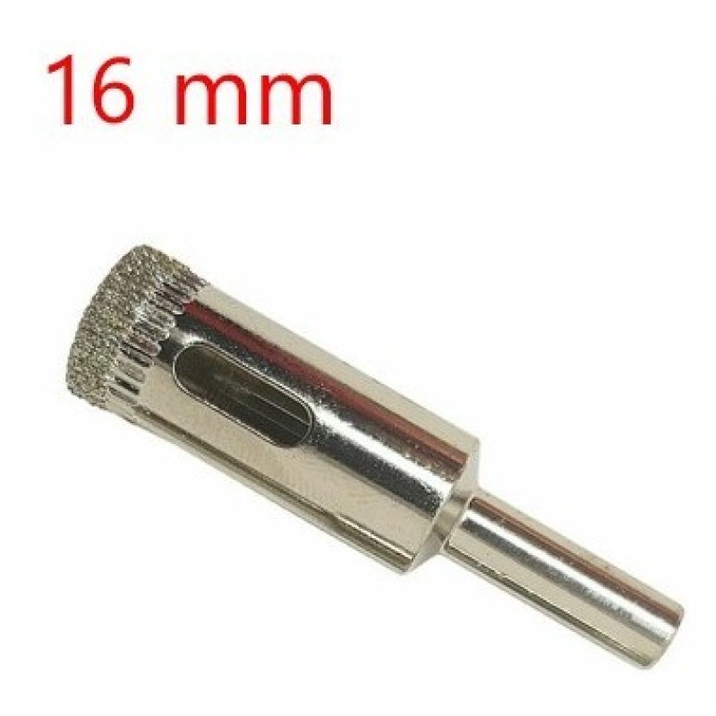 Iron Punta a tazza diamantata sega tazza 16 mm vetro mattonelle cer...