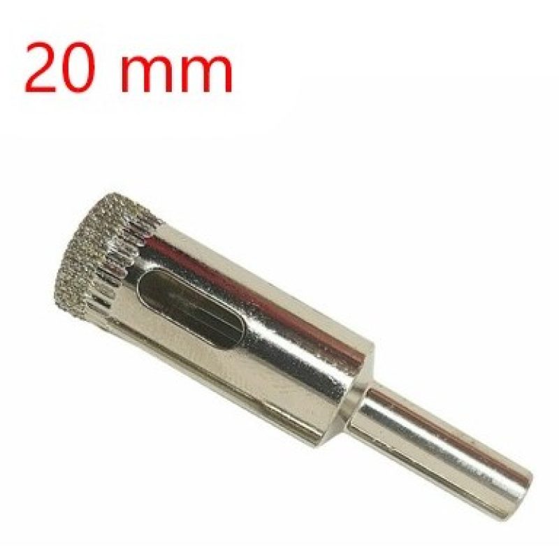 Iron Punta a tazza diamantata sega tazza 20 mm vetro mattonelle cer...