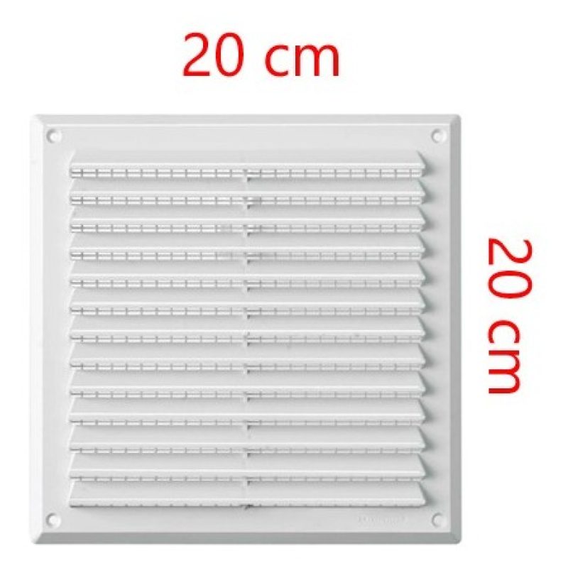 Iron Griglia d'aria ventilazione 20x20Cm applicazione a parete soff...