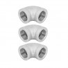 Iron 3x Gomito 90 1/2" curva 90 gradi raccordo acqua impianti tubaz...
