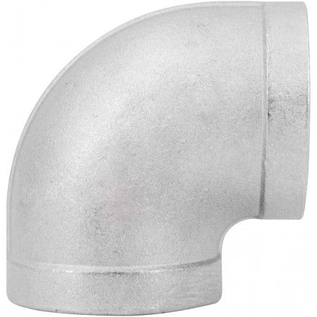 3x Gomito 90 1/2" curva 90 gradi raccordo acqua impianti tubazione tubi acciaio