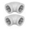 Iron 2x Gomito 90 3/4" curva 90 gradi raccordo acqua impianti tubaz...