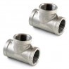 Iron 2x Raccordo a T 3/4"x1/2" raccordi acqua idraulica impianti tu...