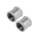 2x Raccordo manicotto 3/4"x1/2" raccordi acqua acciaio idraulica impianti tubi