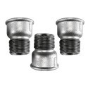 3x Raccordo maschio femmina 1/2" raccordo acciaio idraulica impianti tubazione
