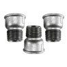 Iron 3x Raccordo maschio femmina 1/2" raccordo acciaio idraulica im...