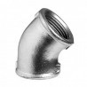 Iron 2x Gomito 45 gradi 1/2" raccordo acciaio idraulica impianti tu...