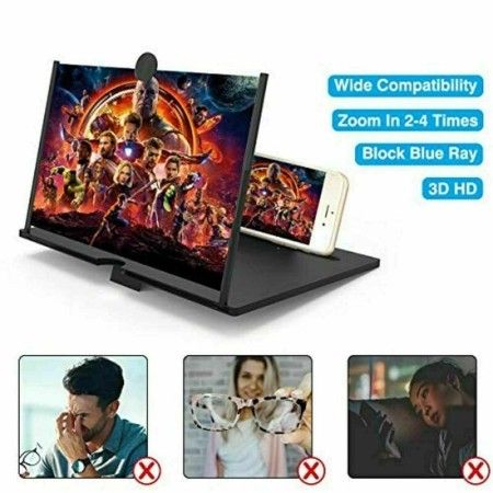 Lente ingrandimento smartphone tablet telefono schermo lettura video film foto