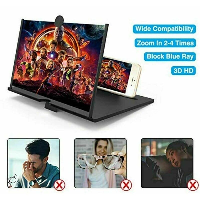 Tagoow Lente ingrandimento smartphone tablet telefono schermo lettu...