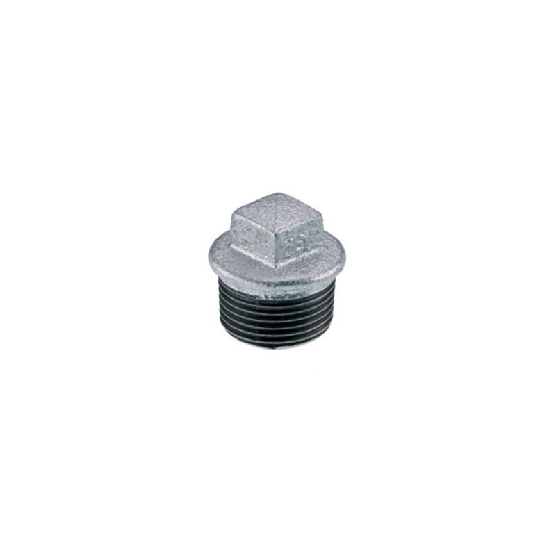 Iron 4x Tappo 3/4" raccordo acciaio idraulica impianti tubazione ac...